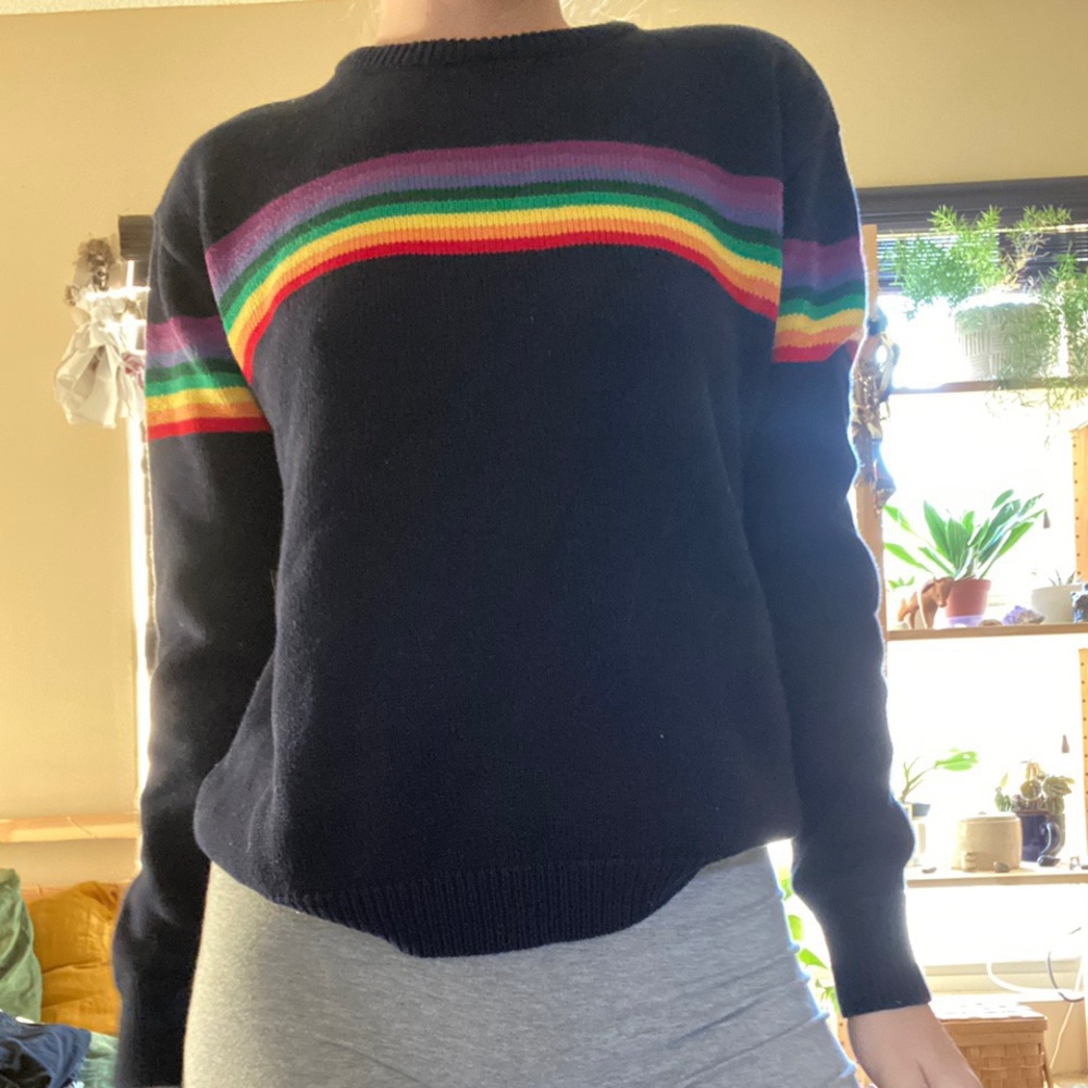 Brandy Melville rainbow sweater